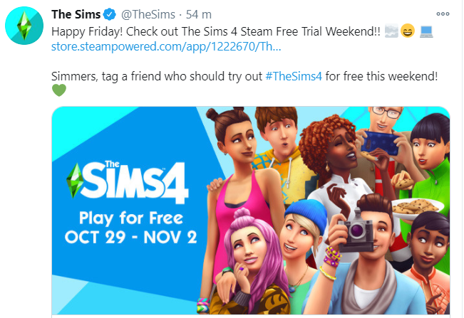 the sims 4 mac free trial